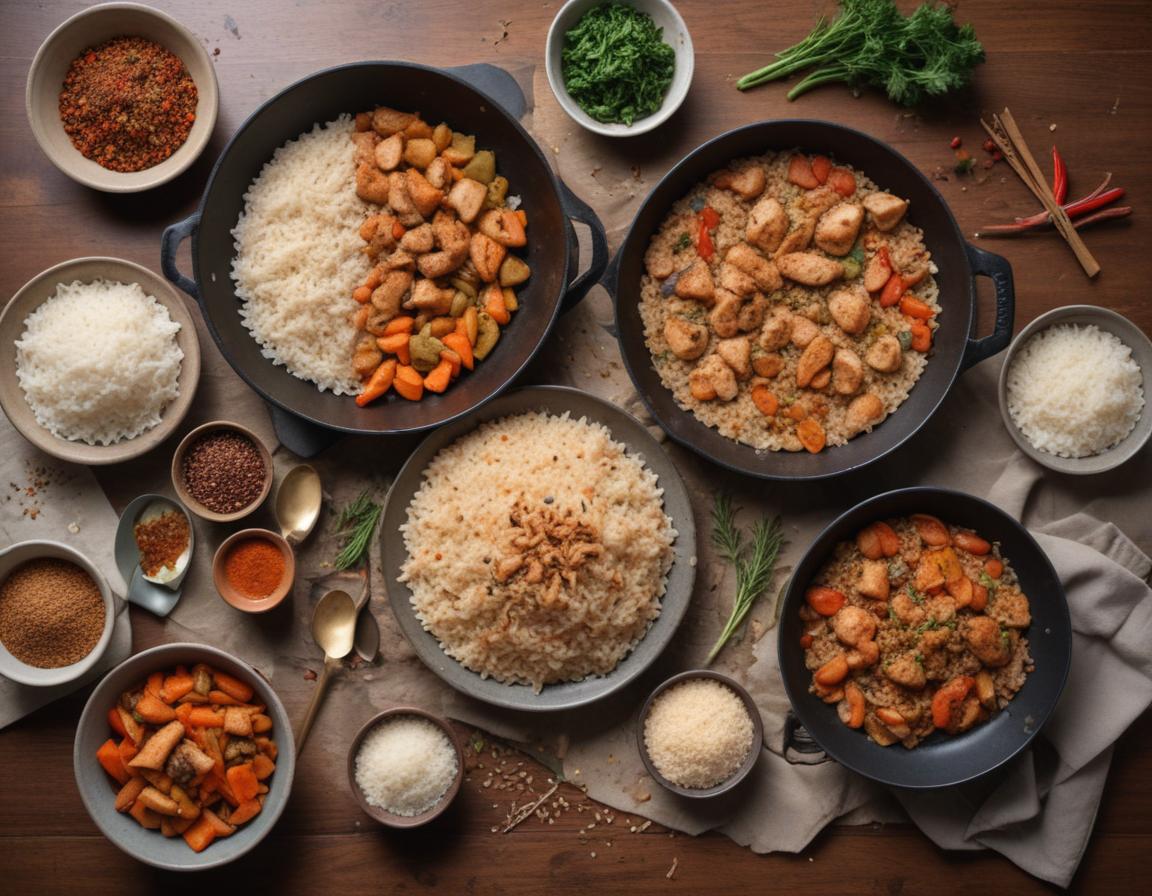A countertop featuring citrus peel-infused syrup, glasses of refreshing mocktails, and a freezer container labeled 'wine for cooking'