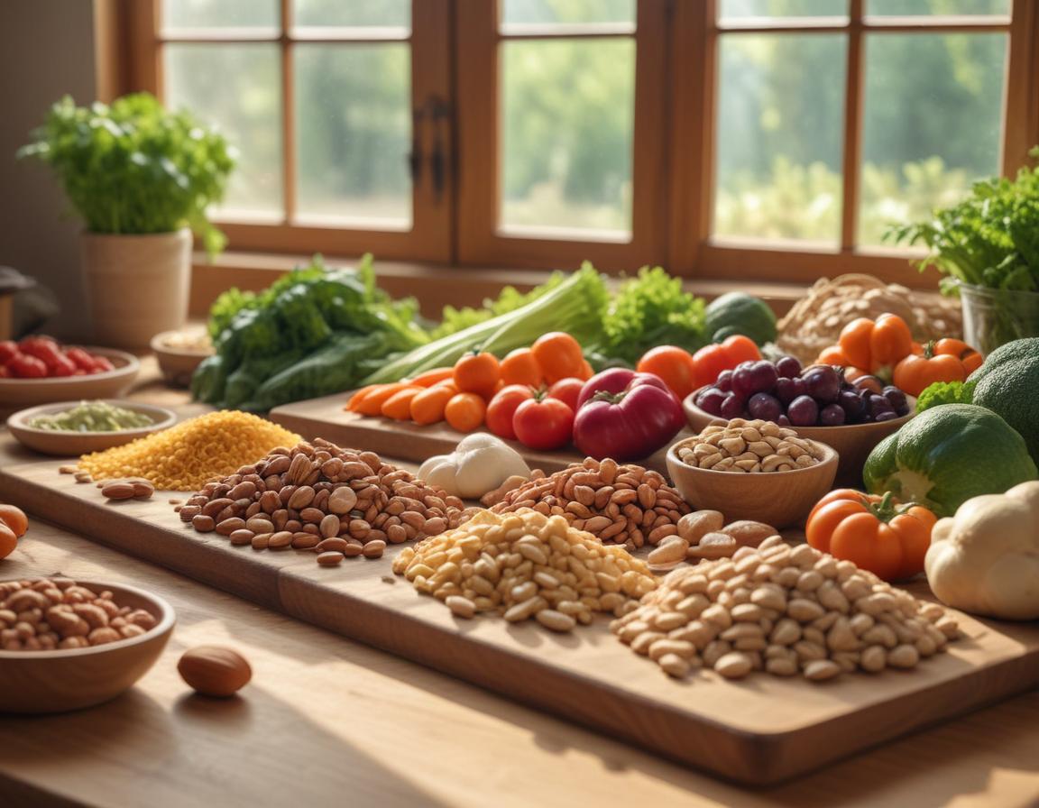 A modern food lab where chefs and scientists collaborate on innovative plant-based food technologies.