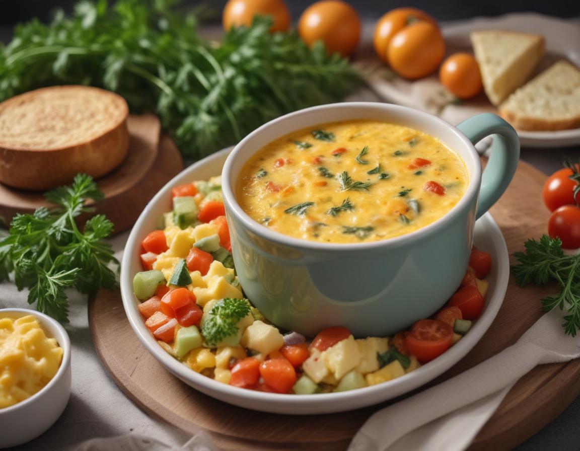 Quick mug brownie with ice cream