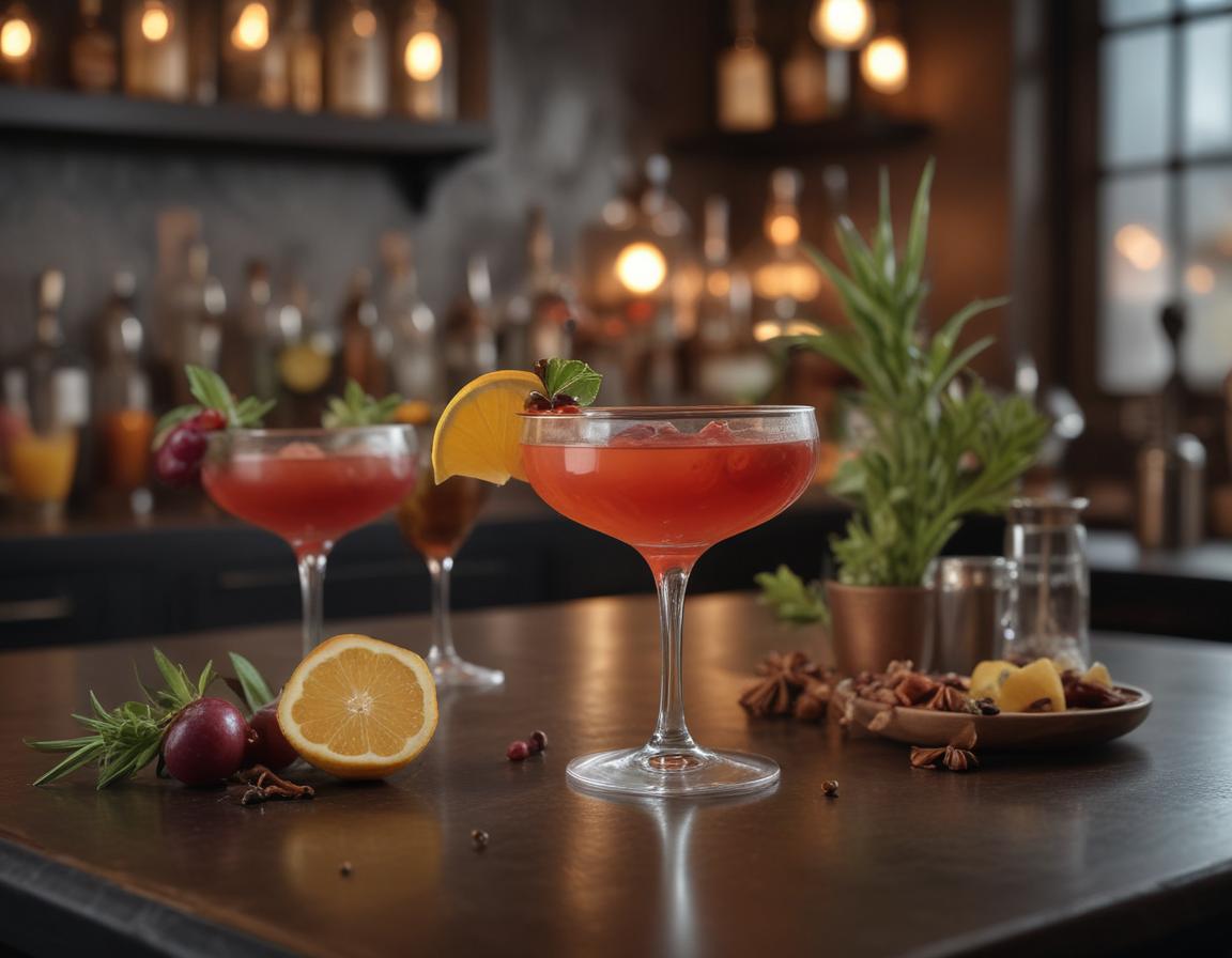 Unique Cocktails Served in Exquisite Glassware