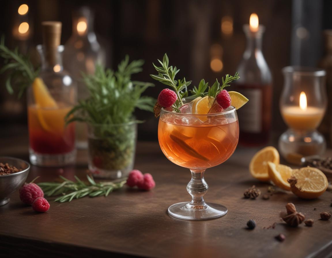 Bartender Preparing a Signature Cocktail