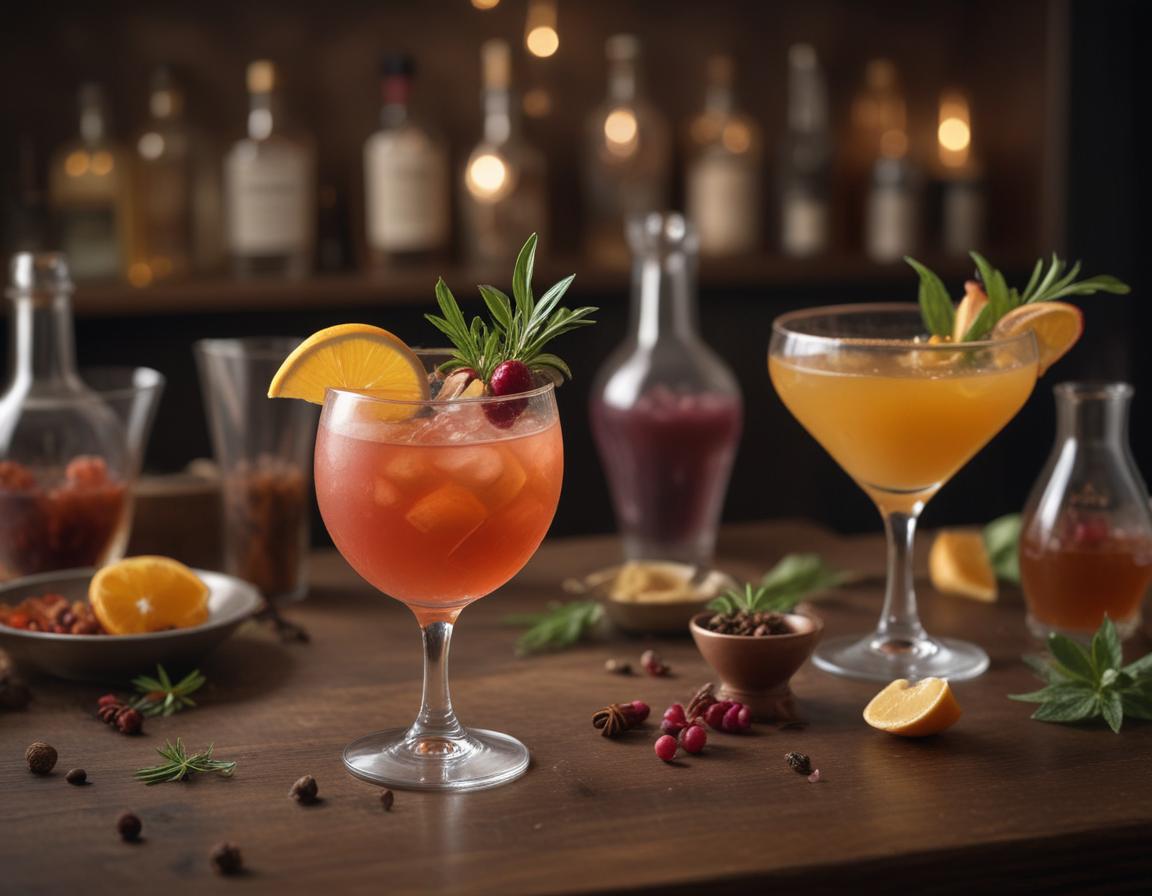 A Beautifully Garnished Cocktail