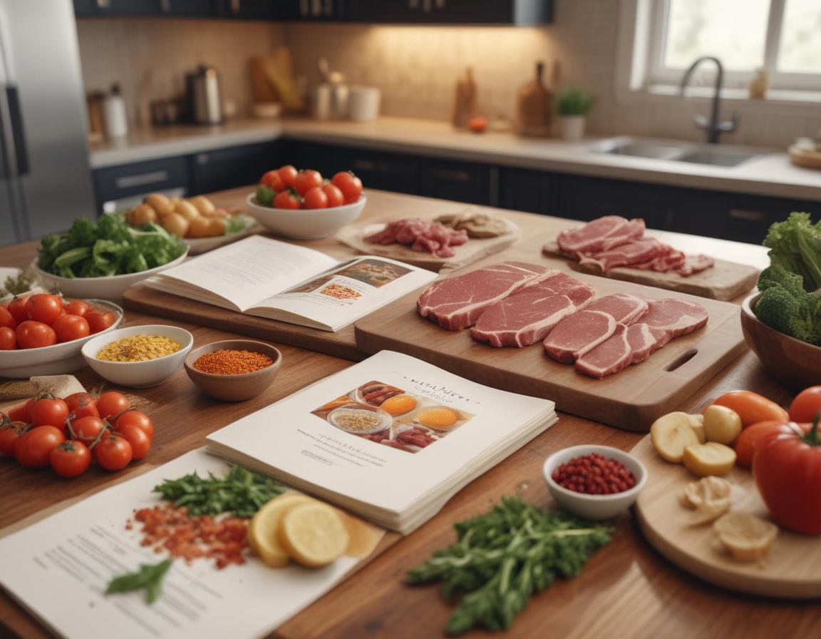 A DSLR camera filming food preparation in a well-lit kitchen